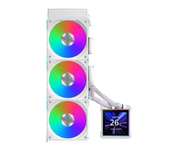 Lian Li HydroShift II LCD-S 360CL RGB LCD White 3x120mm - 1486802 - zdjęcie 2